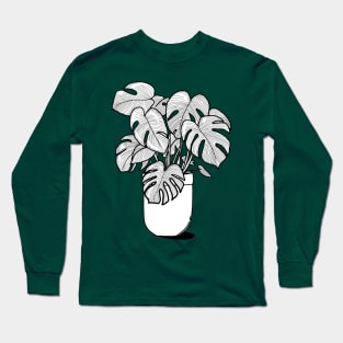 Planty the monstera. Long Sleeve T-Shirt